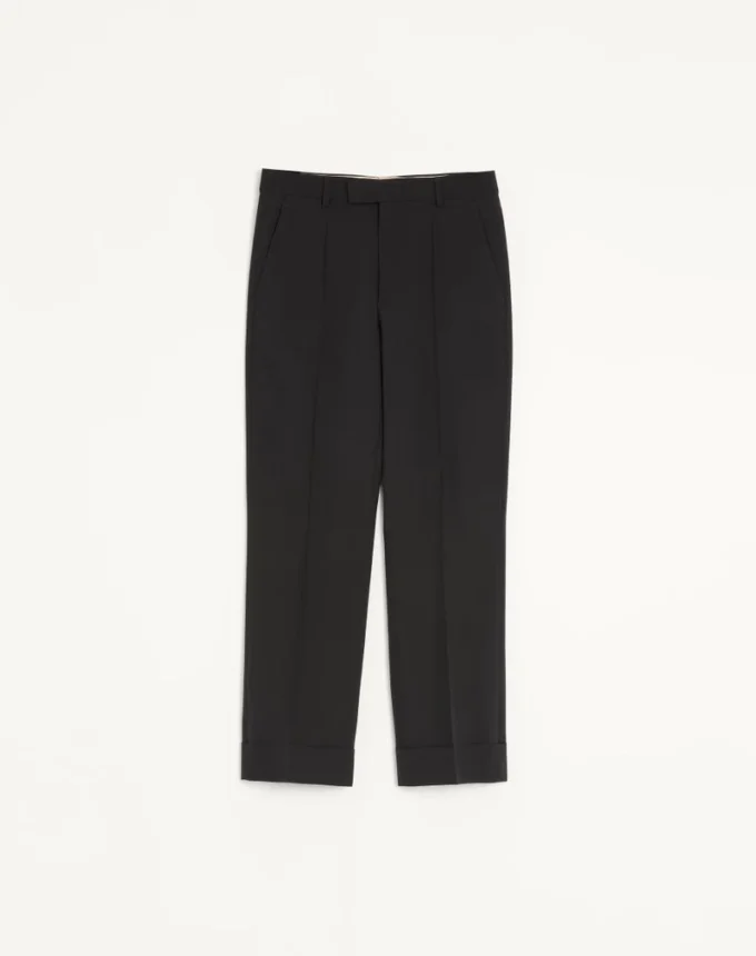 Pantalon en laine à revers Valentino Pantalon en laine à revers Valentino