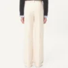 Pantalon en toile de coton à revers Pantalon en toile de coton à revers