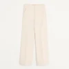 Pantalon en toile de coton à revers Pantalon en toile de coton à revers