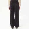 Pantalon en velours de coton et lin délavé Pantalon en velours de coton et lin délavé