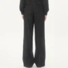 Pantalon à fines rayures en laine et soie Valentino Pantalon à fines rayures en laine et soie Valentino