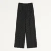 Pantalon à fines rayures en laine et soie Valentino Pantalon à fines rayures en laine et soie Valentino