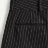 Pantalon à fines rayures en laine et soie Valentino Pantalon à fines rayures en laine et soie Valentino