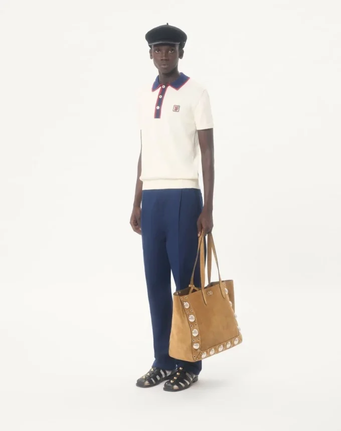 Pantalon Valentino en gabardine de coton Pantalon Valentino en gabardine de coton