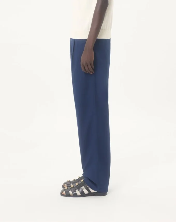 Pantalon Valentino en gabardine de coton Pantalon Valentino en gabardine de coton
