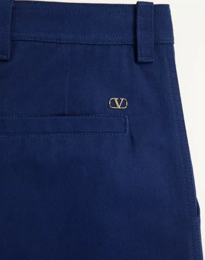 Pantalon Valentino en gabardine de coton Pantalon Valentino en gabardine de coton
