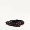 Pantoufles Rhytmika en tissu jacquard rose