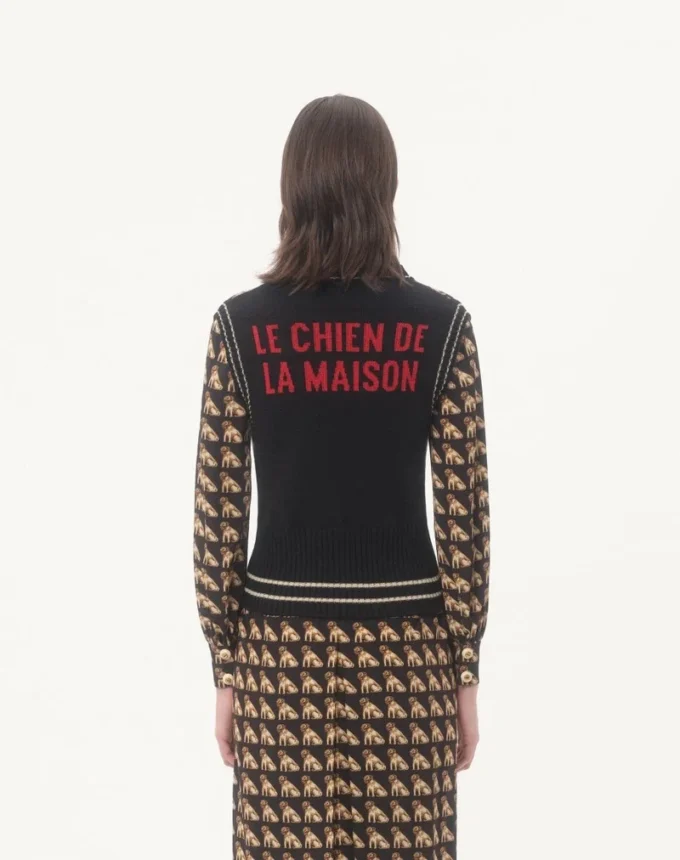 Petit gilet en laine jacquard Charles Petit gilet en laine jacquard Charles
