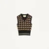 Petit gilet en laine jacquard Charles Petit gilet en laine jacquard Charles