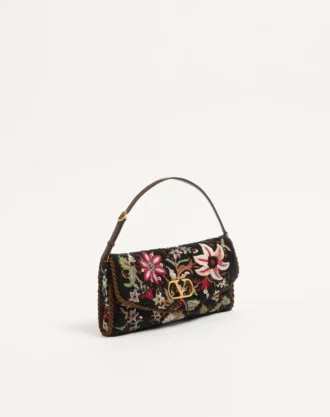 Petit sac à bandoulière brodé Valentino Garavani DeVain