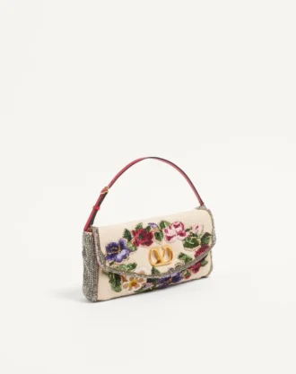 Petit sac à bandoulière brodé Valentino Garavani DeVain