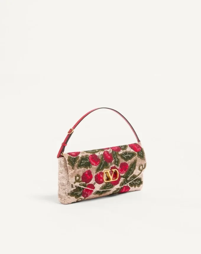 Petit sac à bandoulière brodé Valentino Garavani DeVain Petit sac à bandoulière brodé Valentino Garavani DeVain