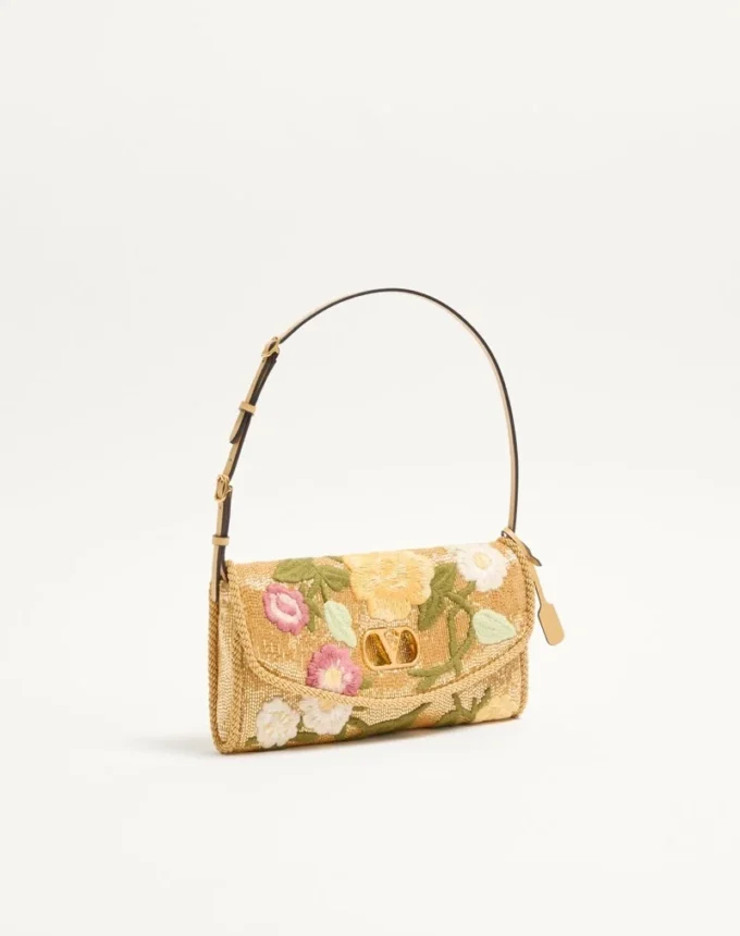 Petit sac à bandoulière brodé Valentino Garavani DeVain Petit sac à bandoulière brodé Valentino Garavani DeVain