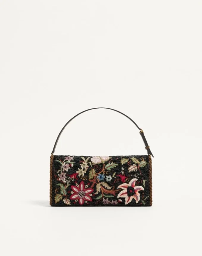 Petit sac à bandoulière brodé Valentino Garavani DeVain Petit sac à bandoulière brodé Valentino Garavani DeVain