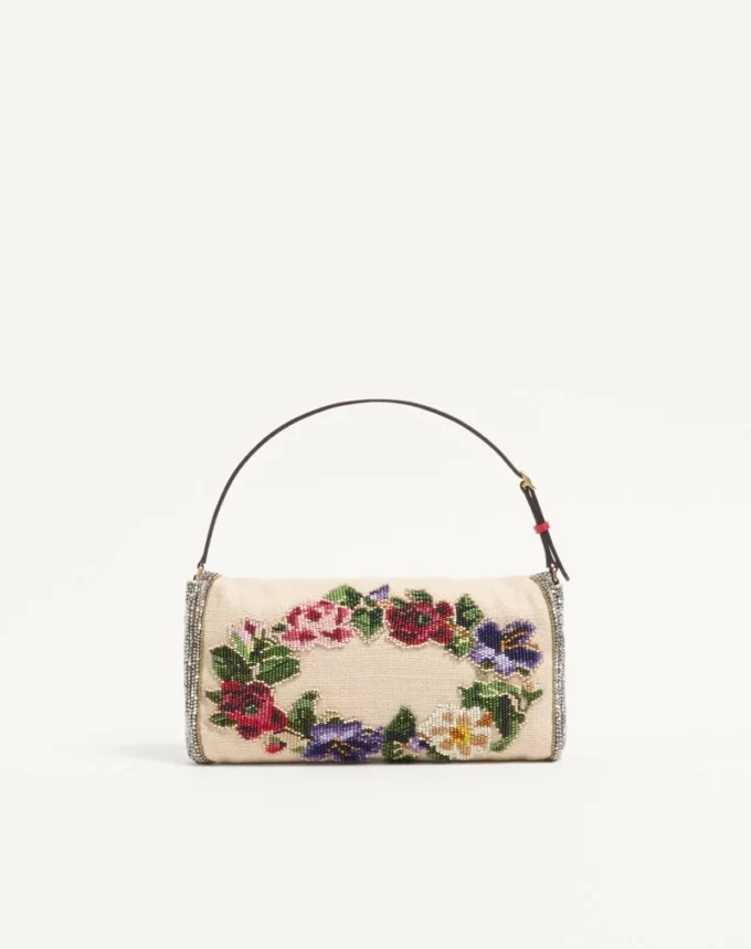 Petit sac à bandoulière brodé Valentino Garavani DeVain Petit sac à bandoulière brodé Valentino Garavani DeVain