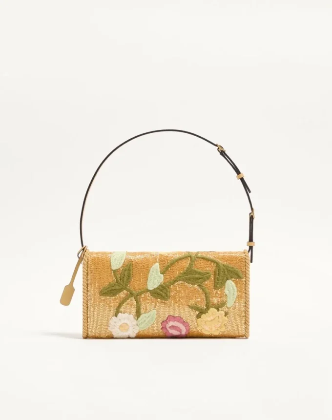 Petit sac à bandoulière brodé Valentino Garavani DeVain Petit sac à bandoulière brodé Valentino Garavani DeVain