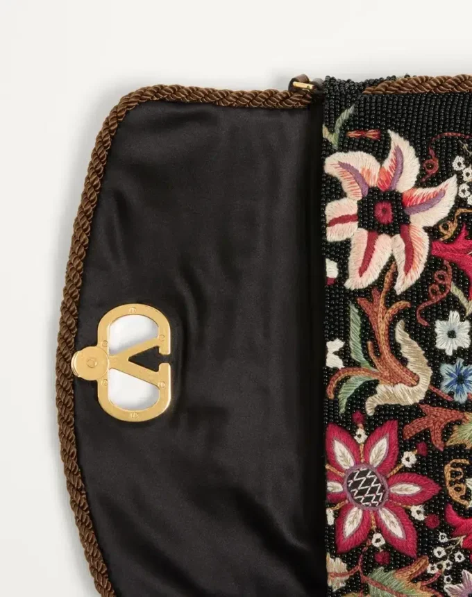 Petit sac à bandoulière brodé Valentino Garavani DeVain Petit sac à bandoulière brodé Valentino Garavani DeVain
