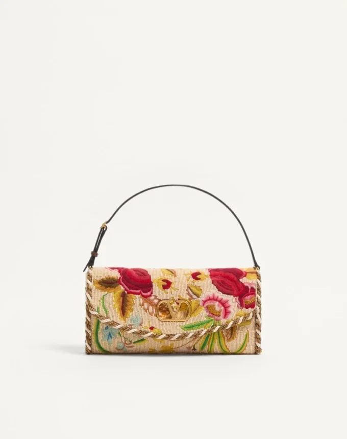 Petit sac à bandoulière brodé Valentino Garavani DeVain Petit sac à bandoulière brodé Valentino Garavani DeVain