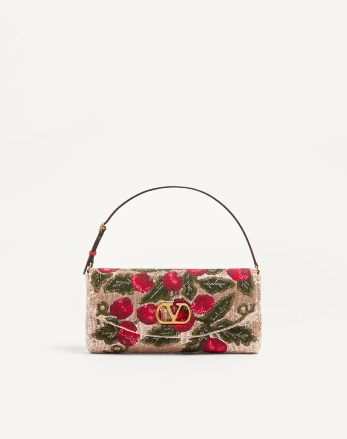 Petit sac à bandoulière brodé Valentino Garavani DeVain Petit sac à bandoulière brodé Valentino Garavani DeVain
