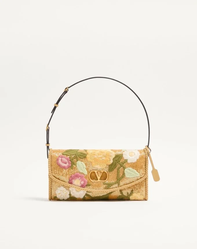 Petit sac à bandoulière brodé Valentino Garavani DeVain Petit sac à bandoulière brodé Valentino Garavani DeVain
