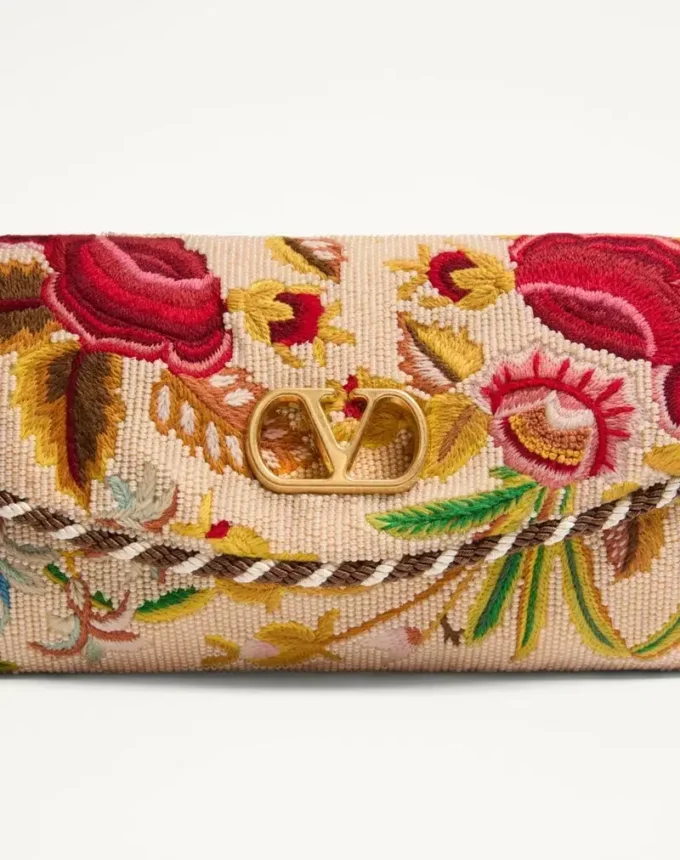 Petit sac à bandoulière brodé Valentino Garavani DeVain Petit sac à bandoulière brodé Valentino Garavani DeVain