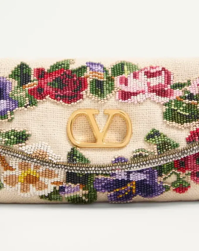 Petit sac à bandoulière brodé Valentino Garavani DeVain Petit sac à bandoulière brodé Valentino Garavani DeVain