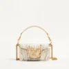 Petit sac à bandoulière brodé Valentino Garavani Locò avec logo bijou Petit sac à bandoulière brodé Valentino Garavani Locò avec logo bijou