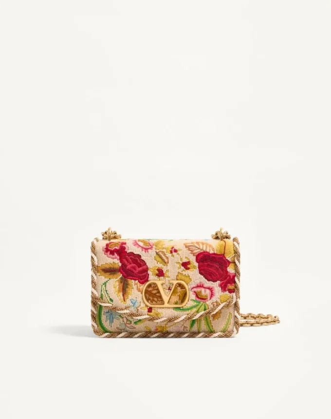 Petit sac à bandoulière brodé Valentino Garavani Vain Petit sac à bandoulière brodé Valentino Garavani Vain