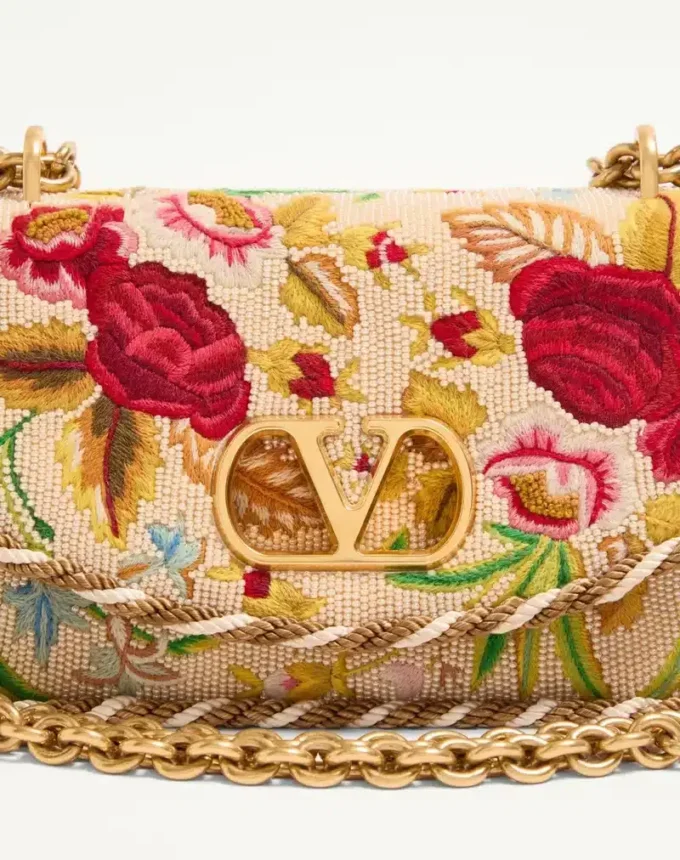Petit sac à bandoulière brodé Valentino Garavani Vain Petit sac à bandoulière brodé Valentino Garavani Vain