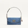 Petit sac à bandoulière en denim Valentino Garavani DeVain Petit sac à bandoulière en denim Valentino Garavani DeVain