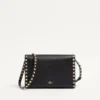 Petit sac à bandoulière Rockstud en cuir de veau grainé Petit sac à bandoulière Rockstud en cuir de veau grainé