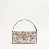 Petit sac à bandoulière Valentino Garavani DeVain avec broderie Rhombelle. Petit sac à bandoulière Valentino Garavani DeVain avec broderie Rhombelle.