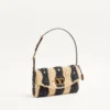 Petit sac à bandoulière Valentino Garavani DeVain en raphia avec motif ondulé Petit sac à bandoulière Valentino Garavani DeVain en raphia avec motif ondulé