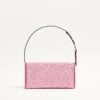 Petit sac à bandoulière Valentino Garavani DeVain en tissu jacquard cloqué. Petit sac à bandoulière Valentino Garavani DeVain en tissu jacquard cloqué.