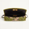 Petit sac à bandoulière Valentino Garavani DeVain en tissu jacquard lurex Petit sac à bandoulière Valentino Garavani DeVain en tissu jacquard lurex