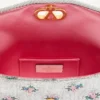Petit sac à bandoulière Valentino Garavani DeVain en tissu jacquard lurex à motif floral Petit sac à bandoulière Valentino Garavani DeVain en tissu jacquard lurex à motif floral