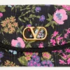 Petit sac à bandoulière Valentino Garavani DeVain en tissu moiré Papier Floral Petit sac à bandoulière Valentino Garavani DeVain en tissu moiré Papier Floral