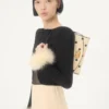 Petit sac à bandoulière Valentino Garavani DeVain en tissu moiré Plus De Pois Petit sac à bandoulière Valentino Garavani DeVain en tissu moiré Plus De Pois