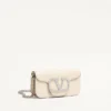 Petit sac à bandoulière Valentino Garavani Locò avec logo bijou Petit sac à bandoulière Valentino Garavani Locò avec logo bijou