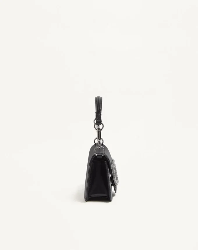 Petit sac à bandoulière Valentino Garavani Locò avec logo bijou Petit sac à bandoulière Valentino Garavani Locò avec logo bijou