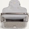 Petit sac à bandoulière Valentino Garavani Locò avec strass Petit sac à bandoulière Valentino Garavani Locò avec strass