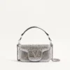 Petit sac à bandoulière Valentino Garavani Locò avec strass Petit sac à bandoulière Valentino Garavani Locò avec strass