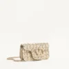 Petit sac à bandoulière Valentino Garavani Locò brodé du logo bijou Petit sac à bandoulière Valentino Garavani Locò brodé du logo bijou
