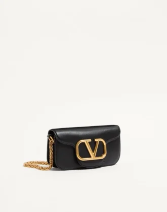 Petit sac à bandoulière Valentino Garavani Locò en cuir de veau