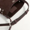 Petit sac à bandoulière Valentino Garavani Nellcôte en daim avec franges Petit sac à bandoulière Valentino Garavani Nellcôte en daim avec franges