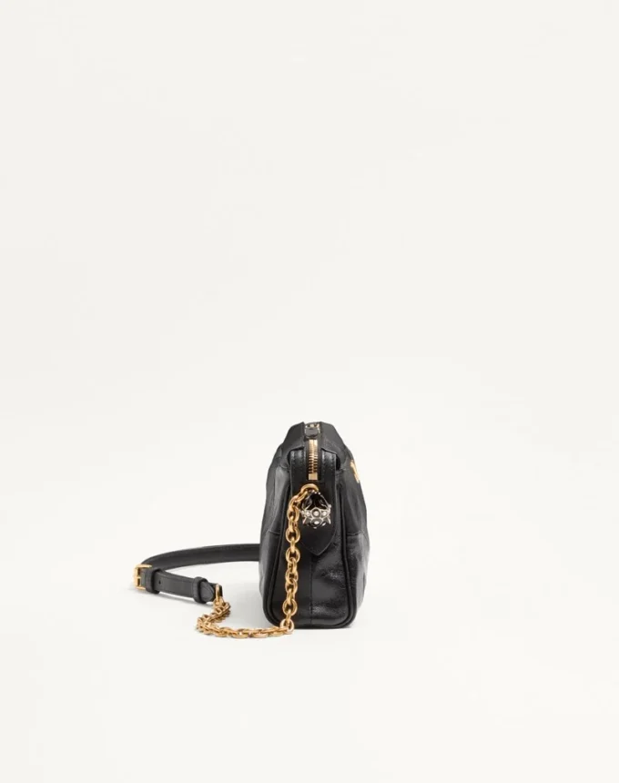Petit sac à bandoulière Valentino Garavani Panthea en cuir nappa à motif chevron Petit sac à bandoulière Valentino Garavani Panthea en cuir nappa à motif chevron