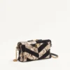 Petit sac à bandoulière Valentino Garavani Panthea en python et daim avec motif chevron Petit sac à bandoulière Valentino Garavani Panthea en python et daim avec motif chevron