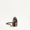 Petit sac à bandoulière Valentino Garavani Panthea en python et daim avec motif chevron Petit sac à bandoulière Valentino Garavani Panthea en python et daim avec motif chevron