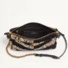 Petit sac à bandoulière Valentino Garavani Panthea en python et daim avec motif chevron Petit sac à bandoulière Valentino Garavani Panthea en python et daim avec motif chevron