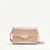 Petit sac à bandoulière Valentino Garavani Rockstud en cuir de veau grainé laminé Petit sac à bandoulière Valentino Garavani Rockstud en cuir de veau grainé laminé